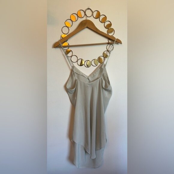 Linda Exclusively For Eaton Nightgown  Slip Dress Powder Blue Short Chemise XS S - Picture 6 of 6